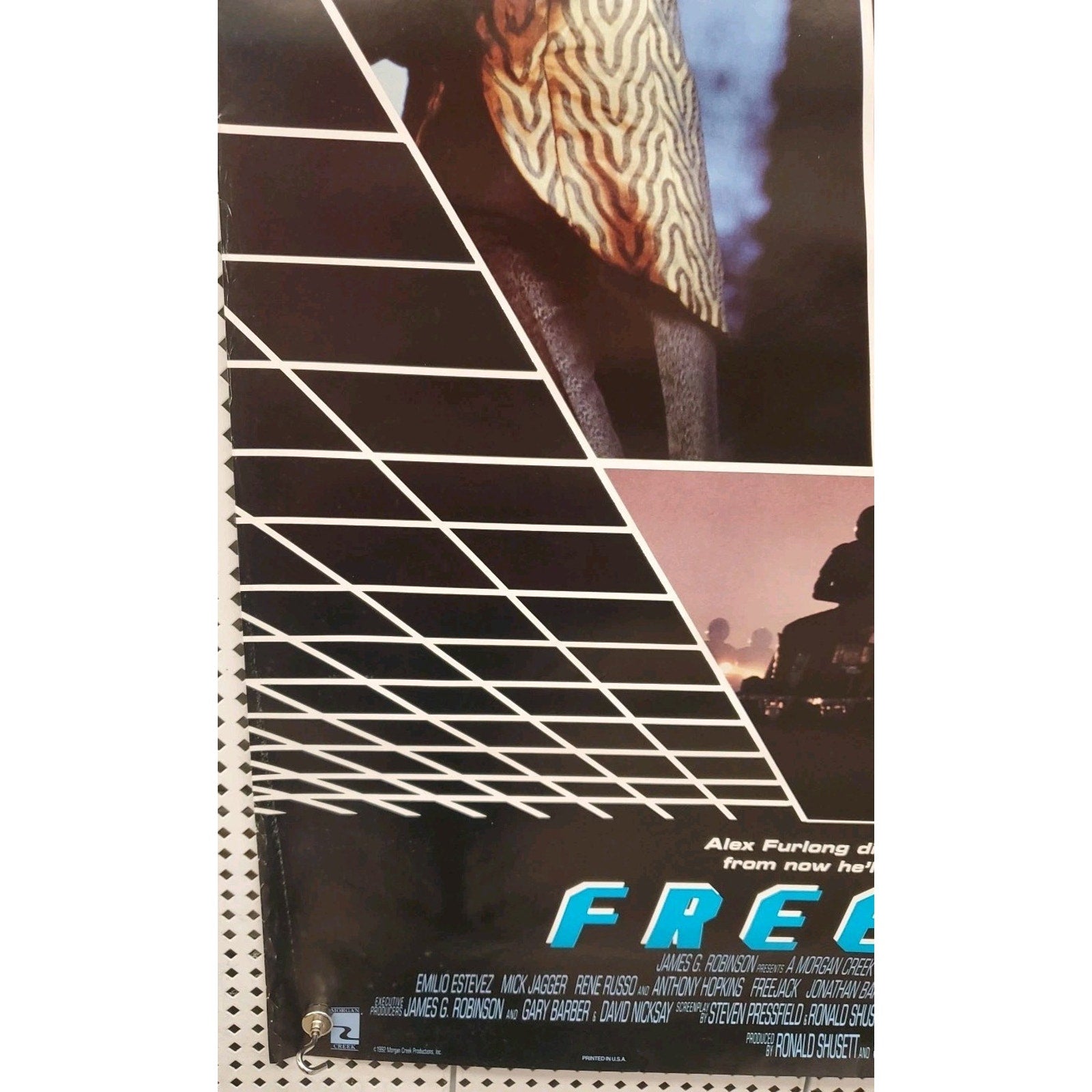 Freejack Movie Poster - Mick Jagger - 40 x 27 Rolled