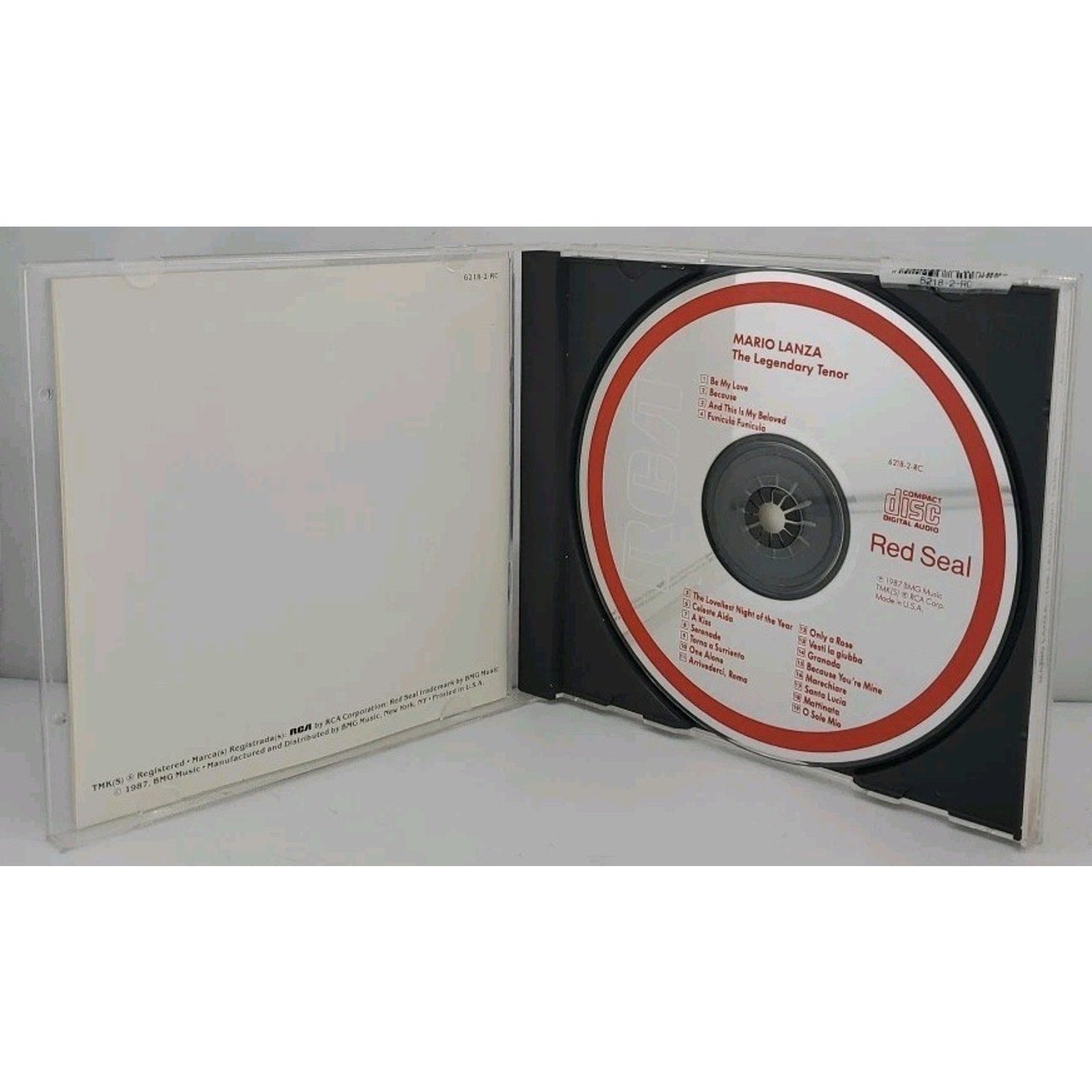 Legendary Tenor by Mario Lanza (CD, 1990)