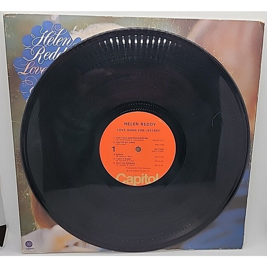 Helen Reddy – Love Song For Jeffrey – Capitol 11284– 12" 33 RPM (Record)