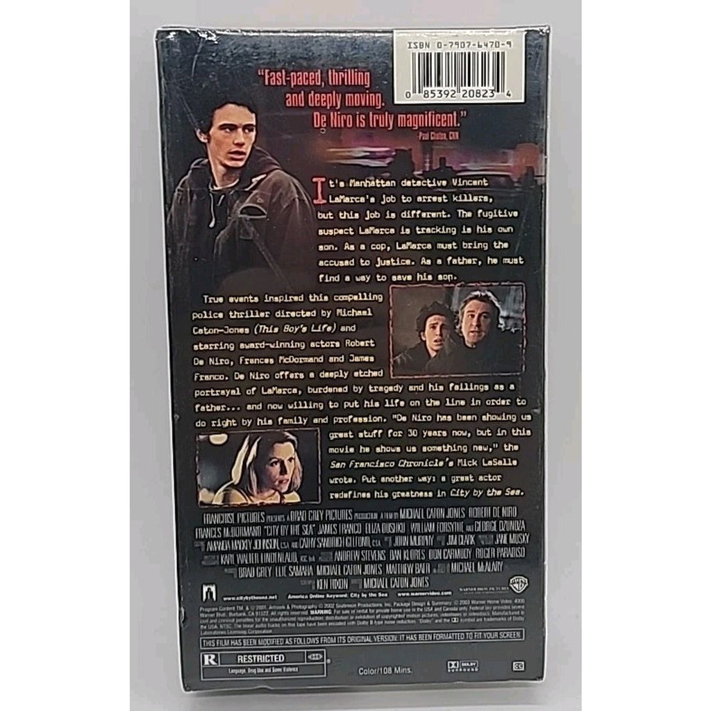 City by the Sea (VHS, 2003) *Brand New*