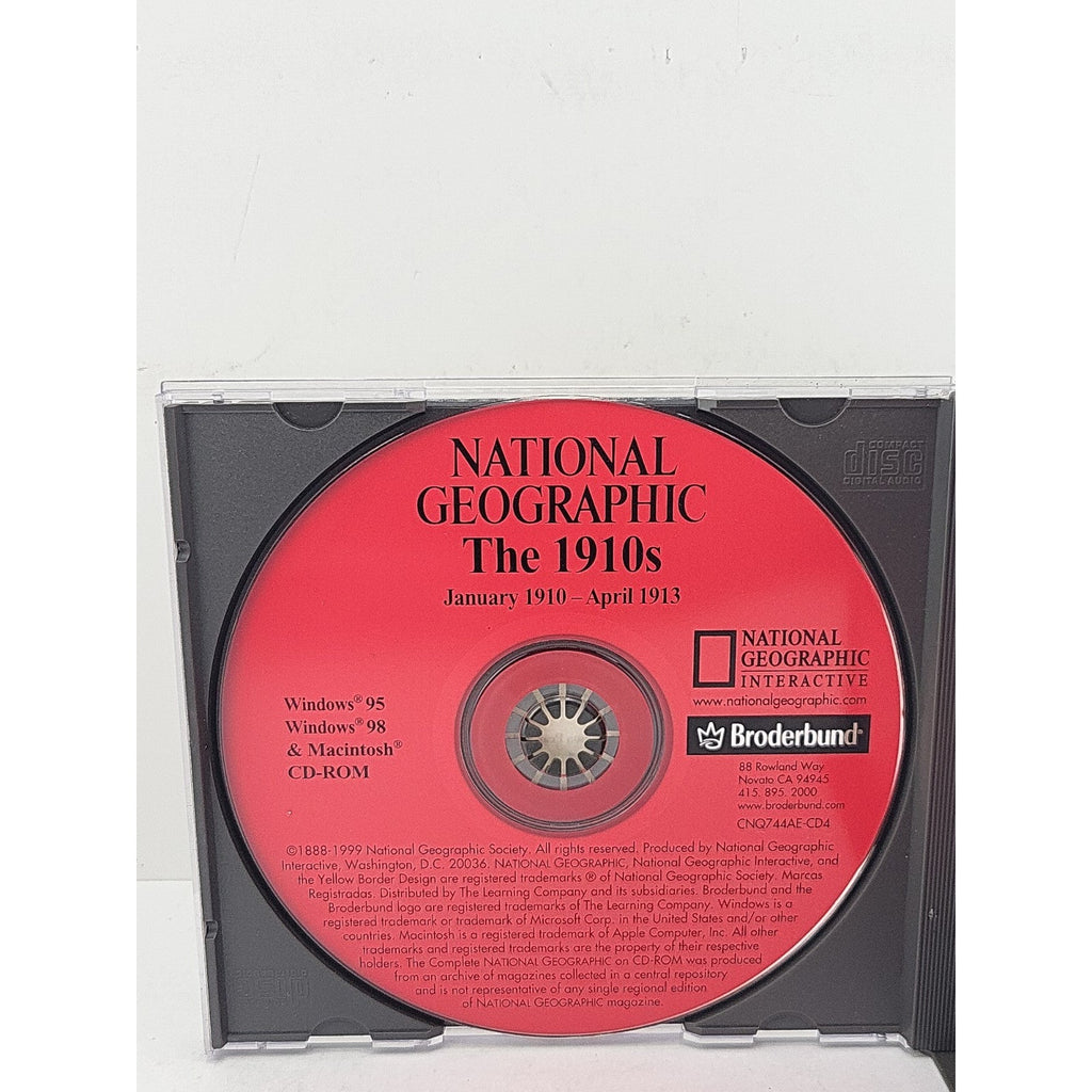 The National Geographic Magazine The 1910s CD