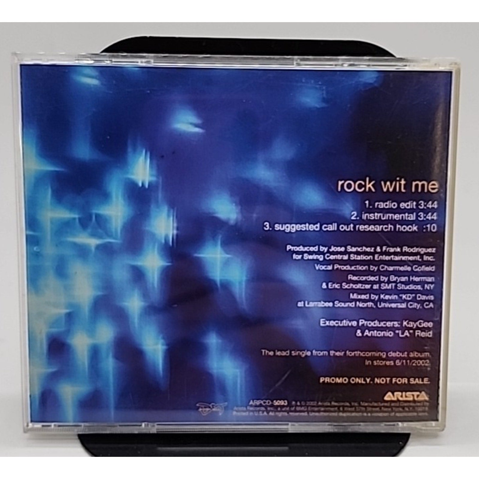 Tha Rayne Rock Wit Me w/ Rare Radio Edit & Instrumental Promo DJ CD single 2002