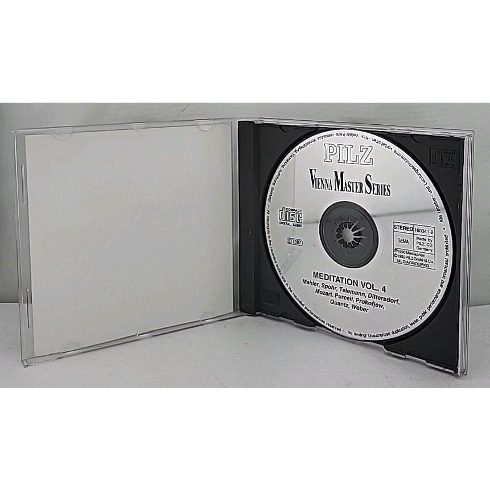Meditation Vol. 4 Vienna Master Series CD Spohr Telemann Mozart Mahler