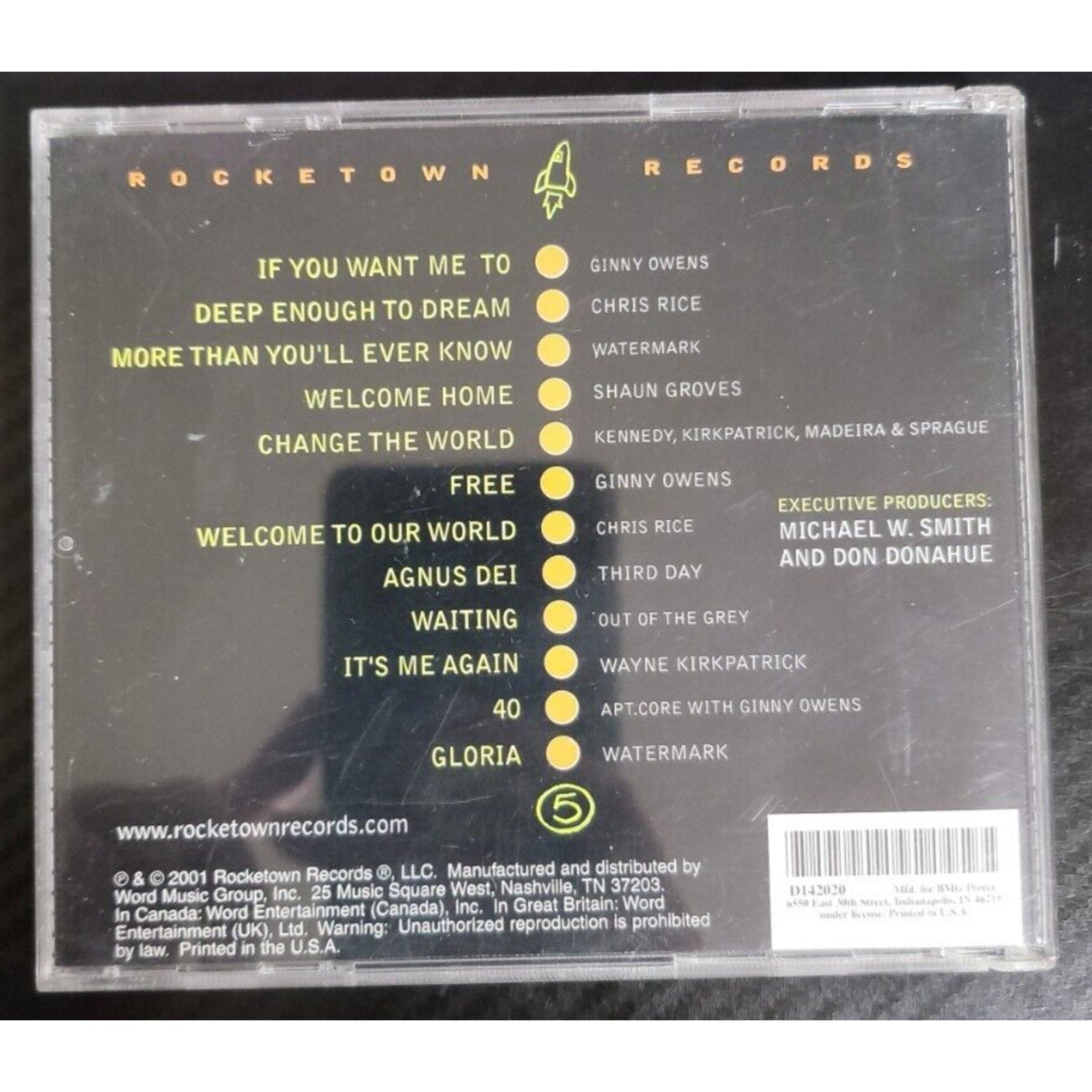 Rocketown Records, Vol. 5 by Various Artists (CD, Mar-2004, Provident Music)