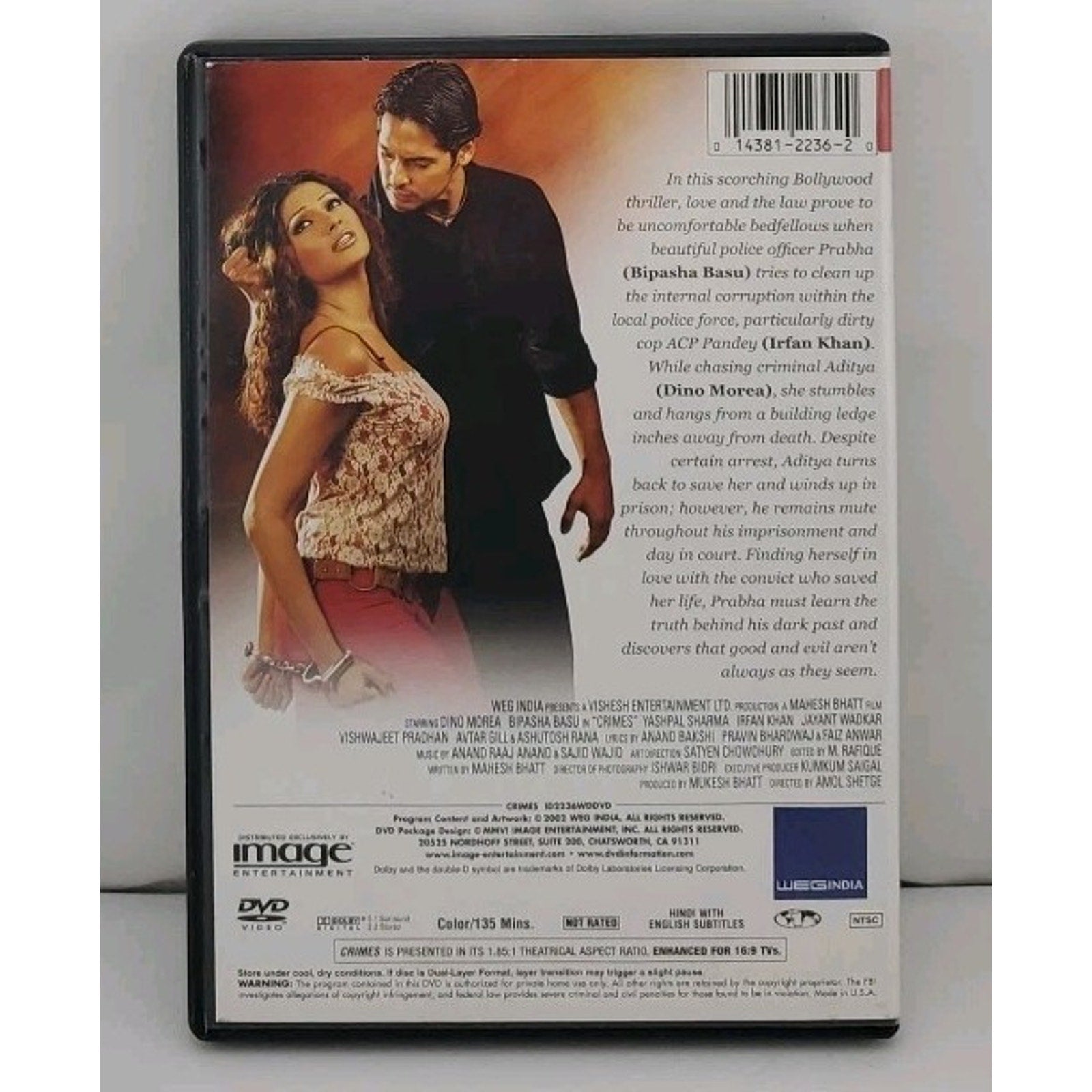 Crimes (DVD, 2002)