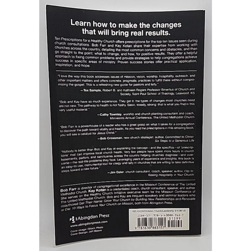 10 Prescriptions for a Healthy Church by Kay Kotan and Bob Farr (2015, Trade...