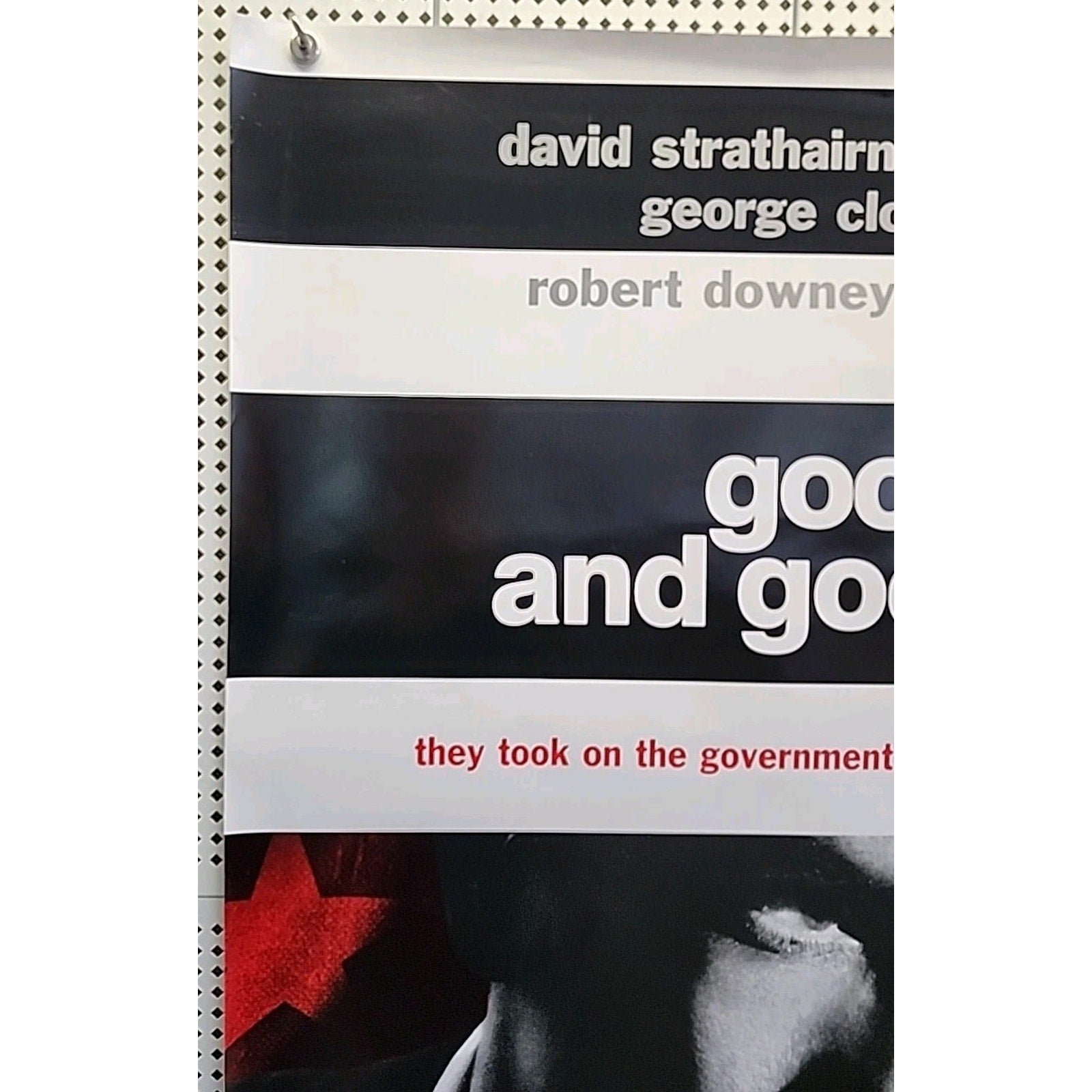 “Good Night, And Good Luck.” 2005 DVD One Sheet Movie Poster 27x40