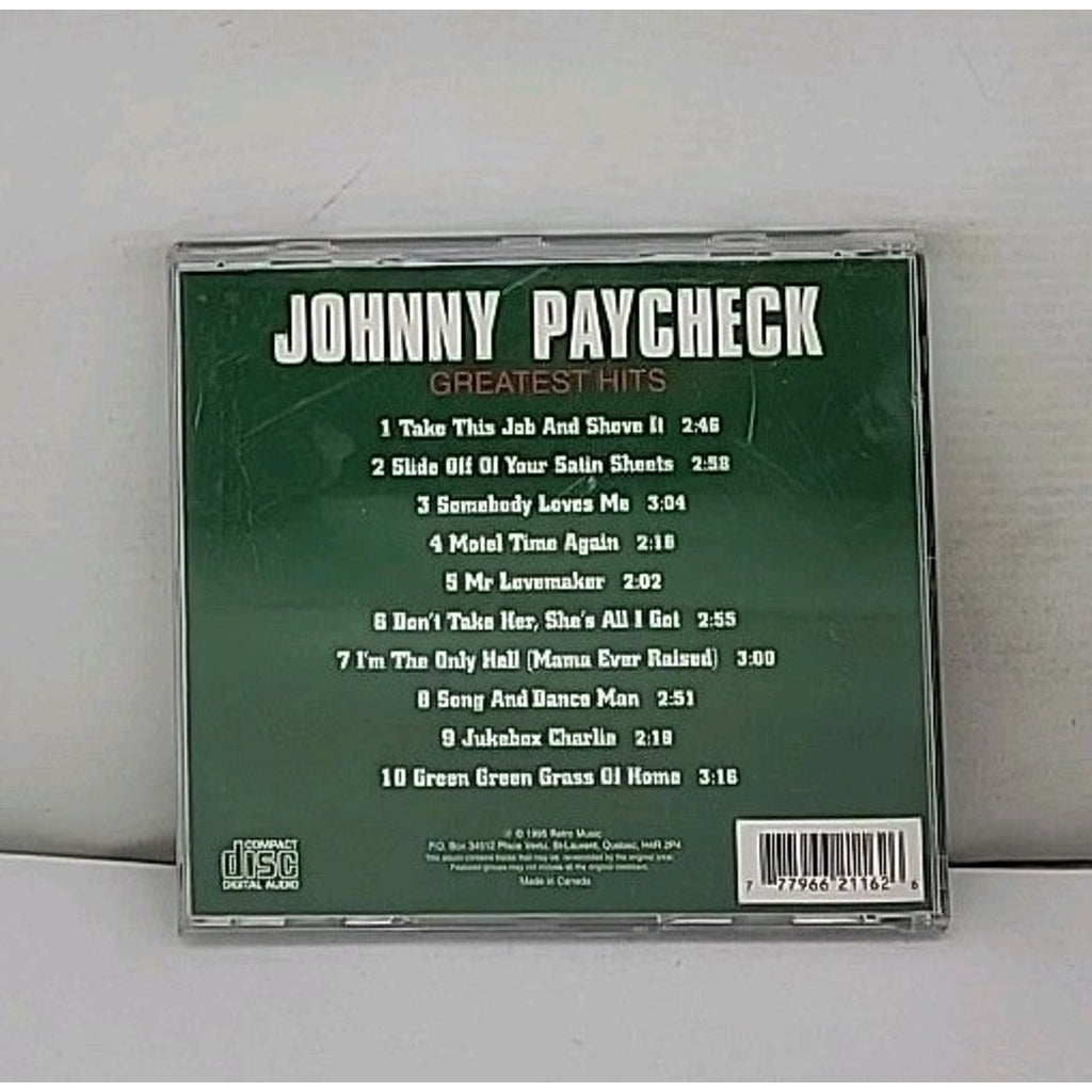 Greatest Hits by Johnny Paycheck (CD, 1995)