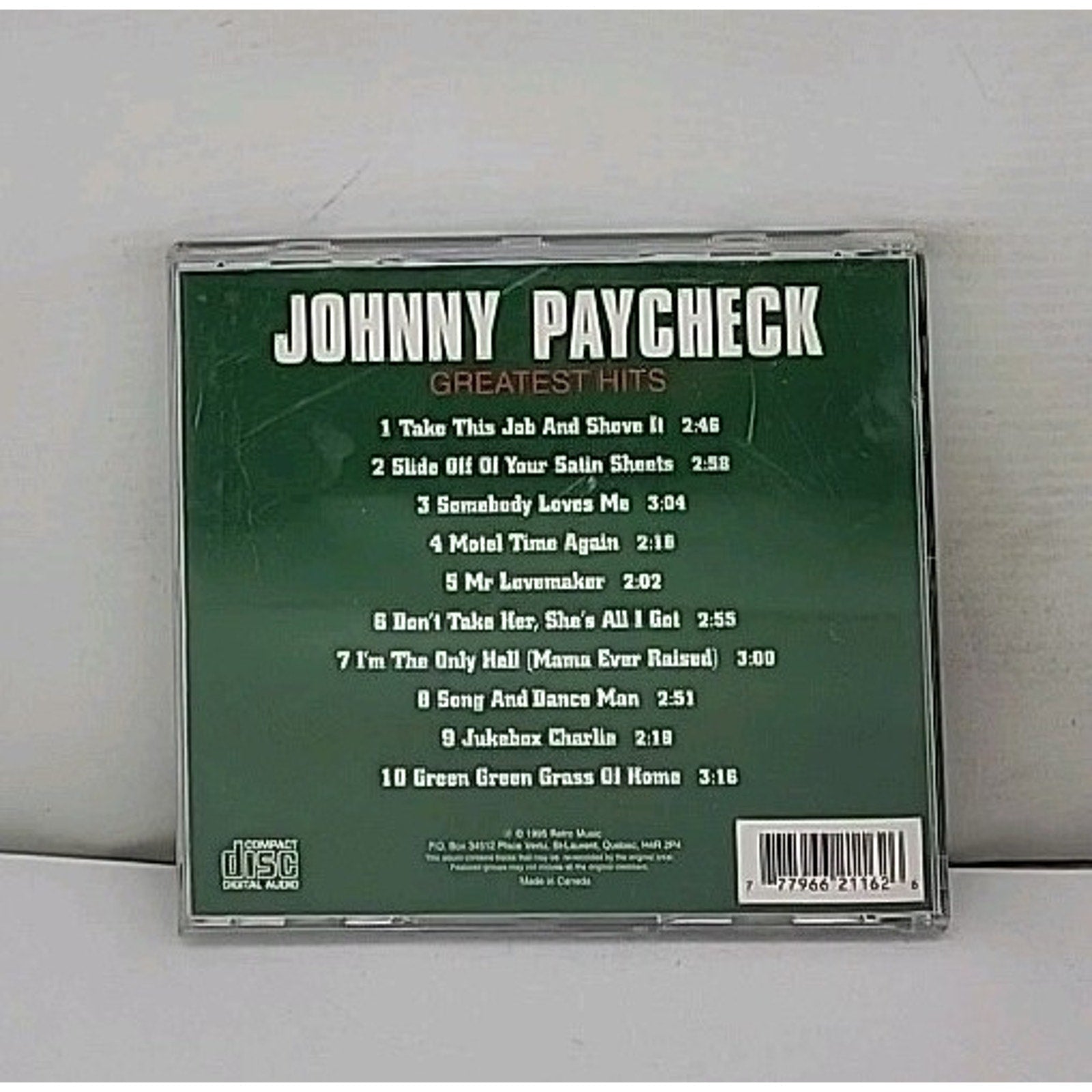 Greatest Hits by Johnny Paycheck (CD, 1995)