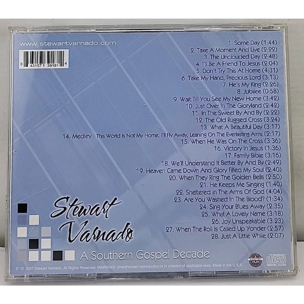 Stewart Varnado A Southern Gospel Decade CD