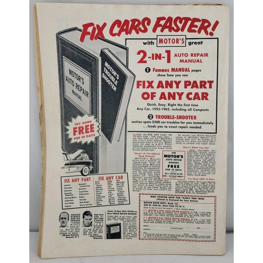 Cars - The Automotive Magazine - July 1962 - Vol. 4 No. 5