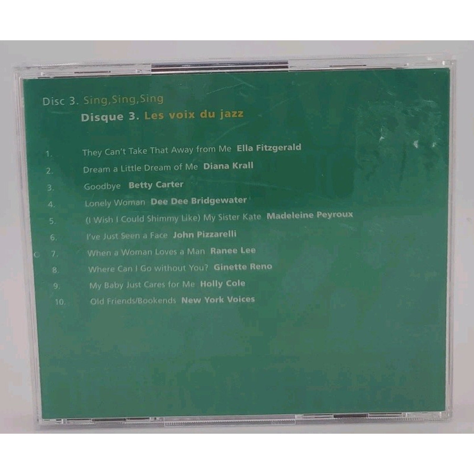 Sing, Sing, Sing Les Voix Du Jazz - 20 Years Of Music Cd