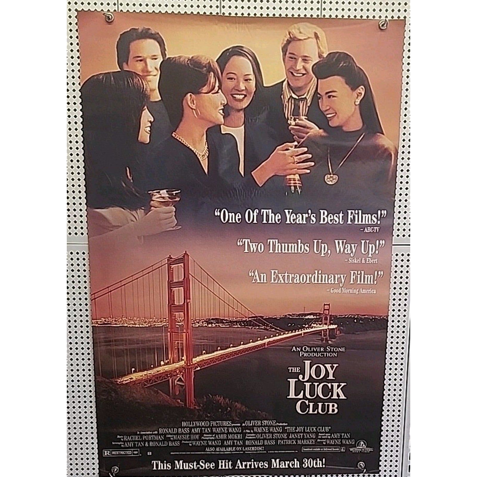 1993 The Joy Luck Club Movie Poster 27x40