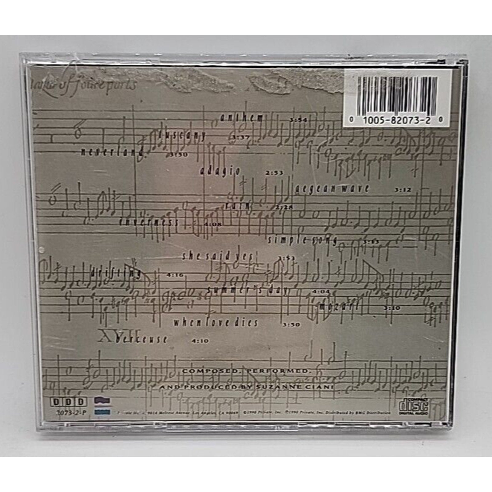 Pianissimo by Suzanne Ciani (CD, 1990)
