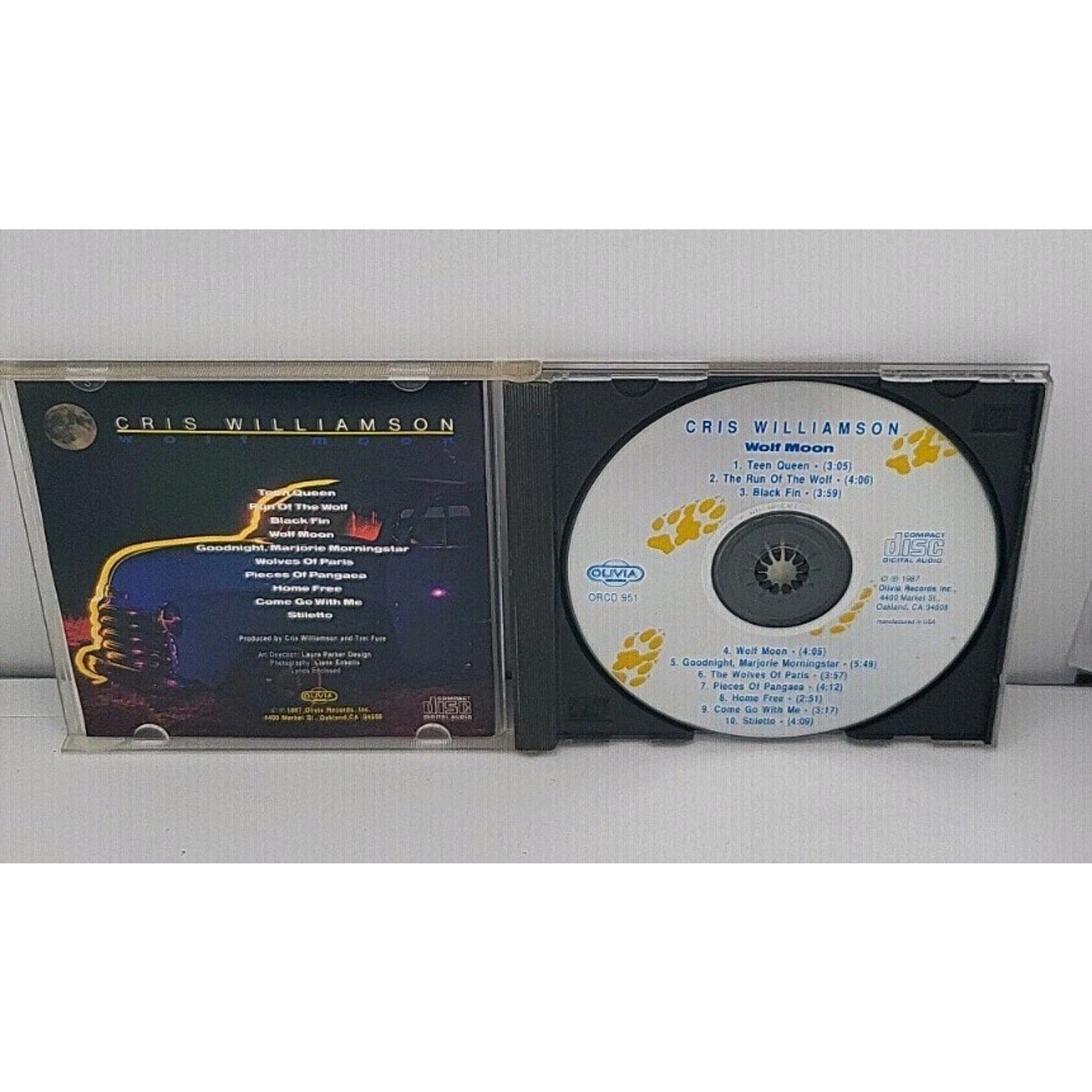 Wolf Moon by Cris Williamson (CD, 1992)
