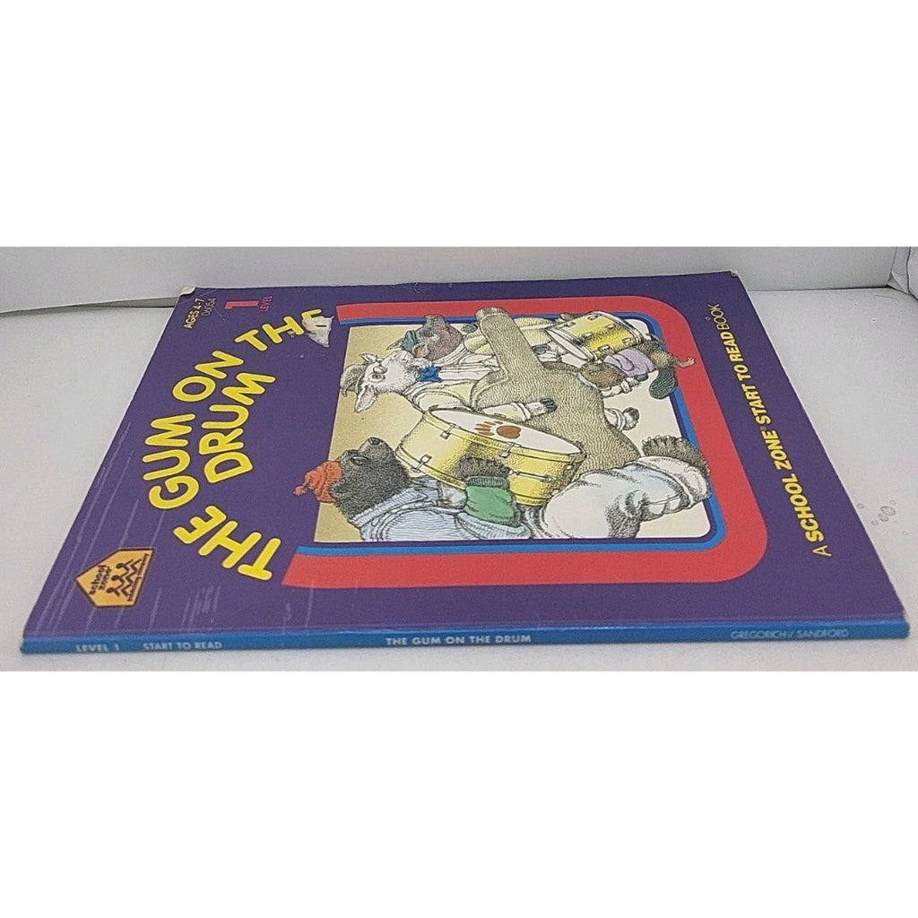 The Gum On The Drum Level 1 A School Zone Start To Read A Book