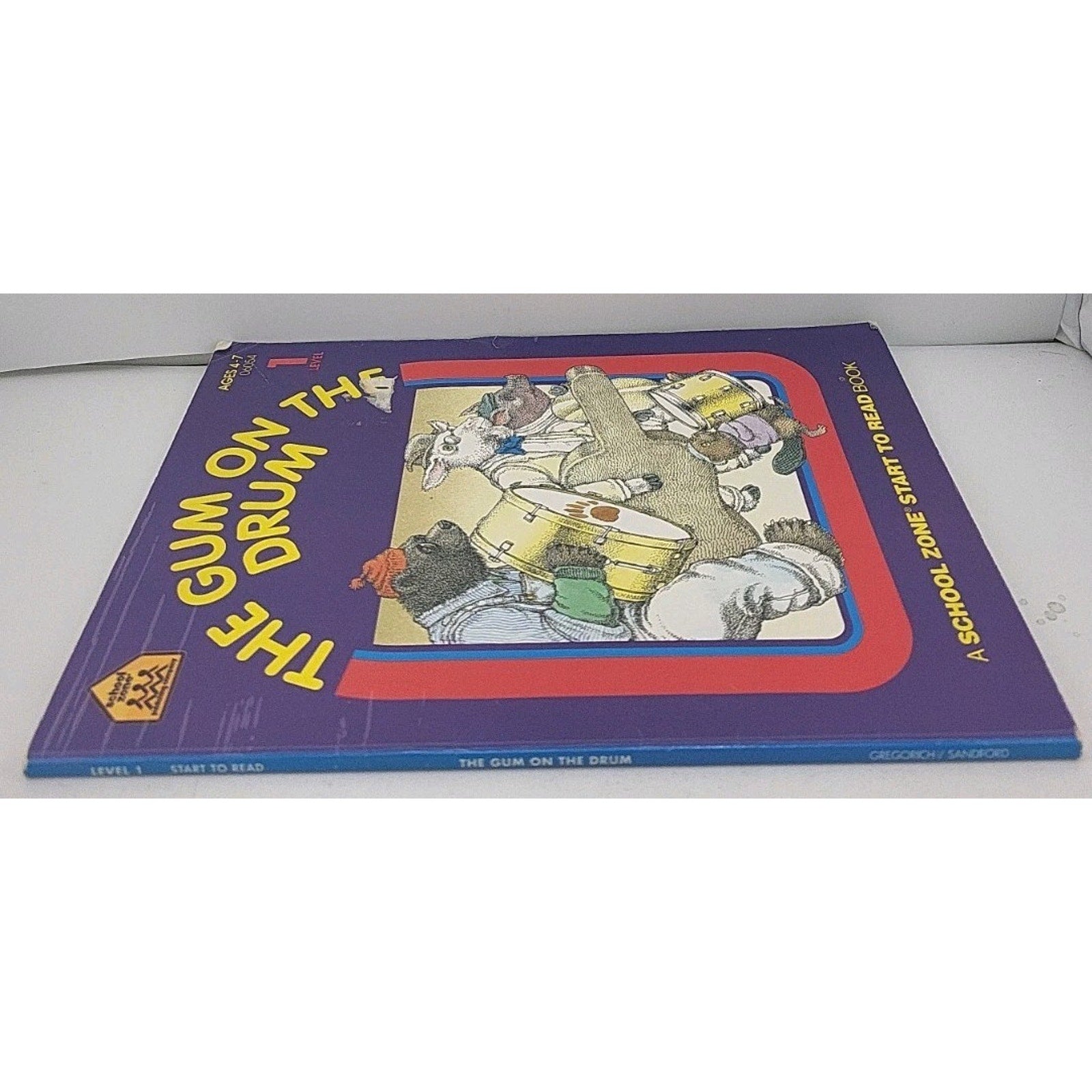 The Gum On The Drum Level 1 A School Zone Start To Read A Book