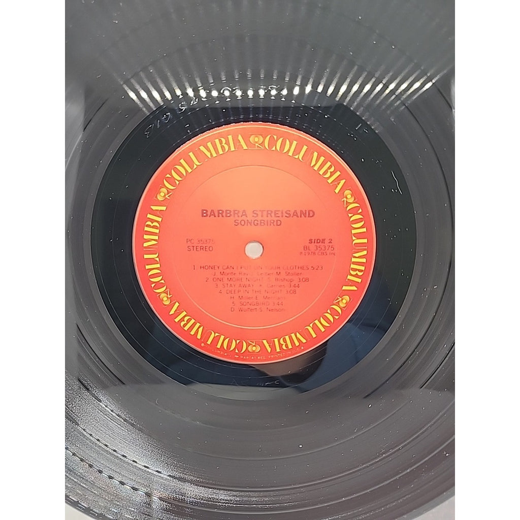 Barbra Streisand "Songbird" 1978 Columbia (Record)