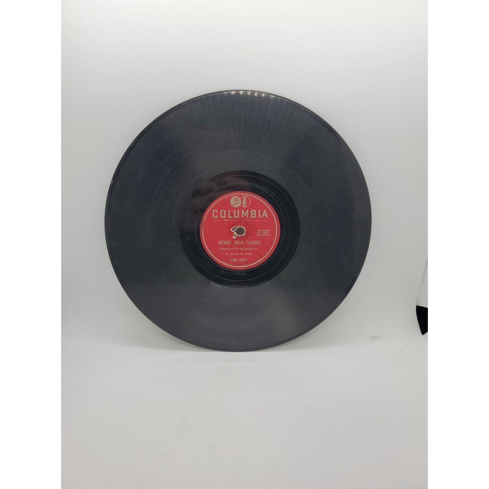 Carl Smith Just Wait 'Til I Get You Alone/Orchids Mean Goodbye (Record)