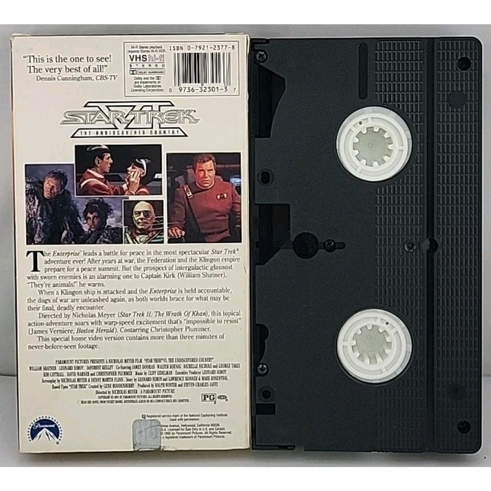 Star Trek VI: The Undiscovered Country (VHS, 1992, Special Home Video Version)