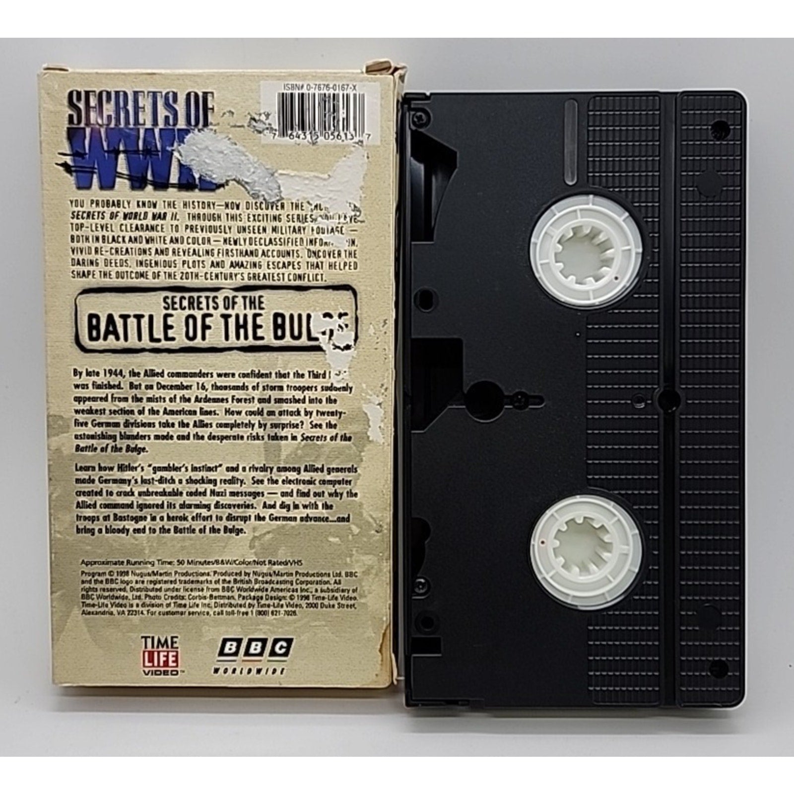 Secrets Of WWII Secrets Of The Battle Of The Bulge Time Life Series (VHS)
