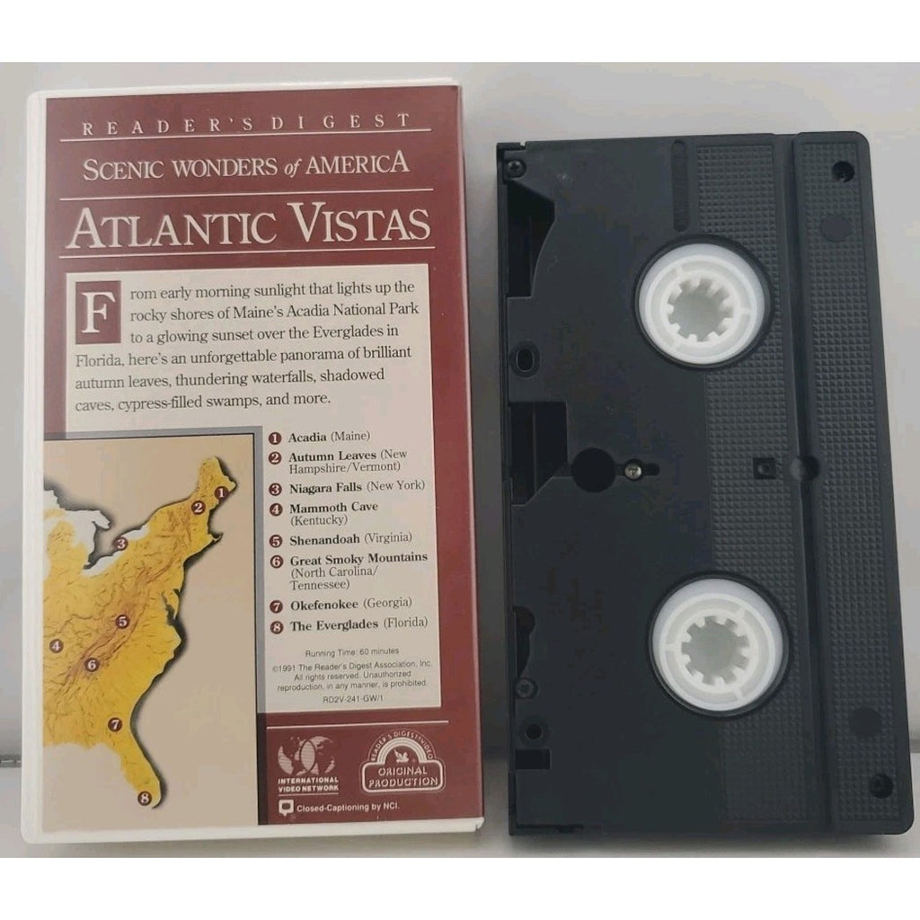 Scenic Wonders of America - Atlantic Vistas (VHS, 1991)