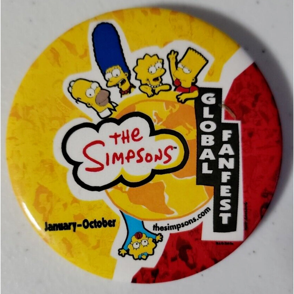 The Simpsons Global Fanfest Promo (Pin/Button)