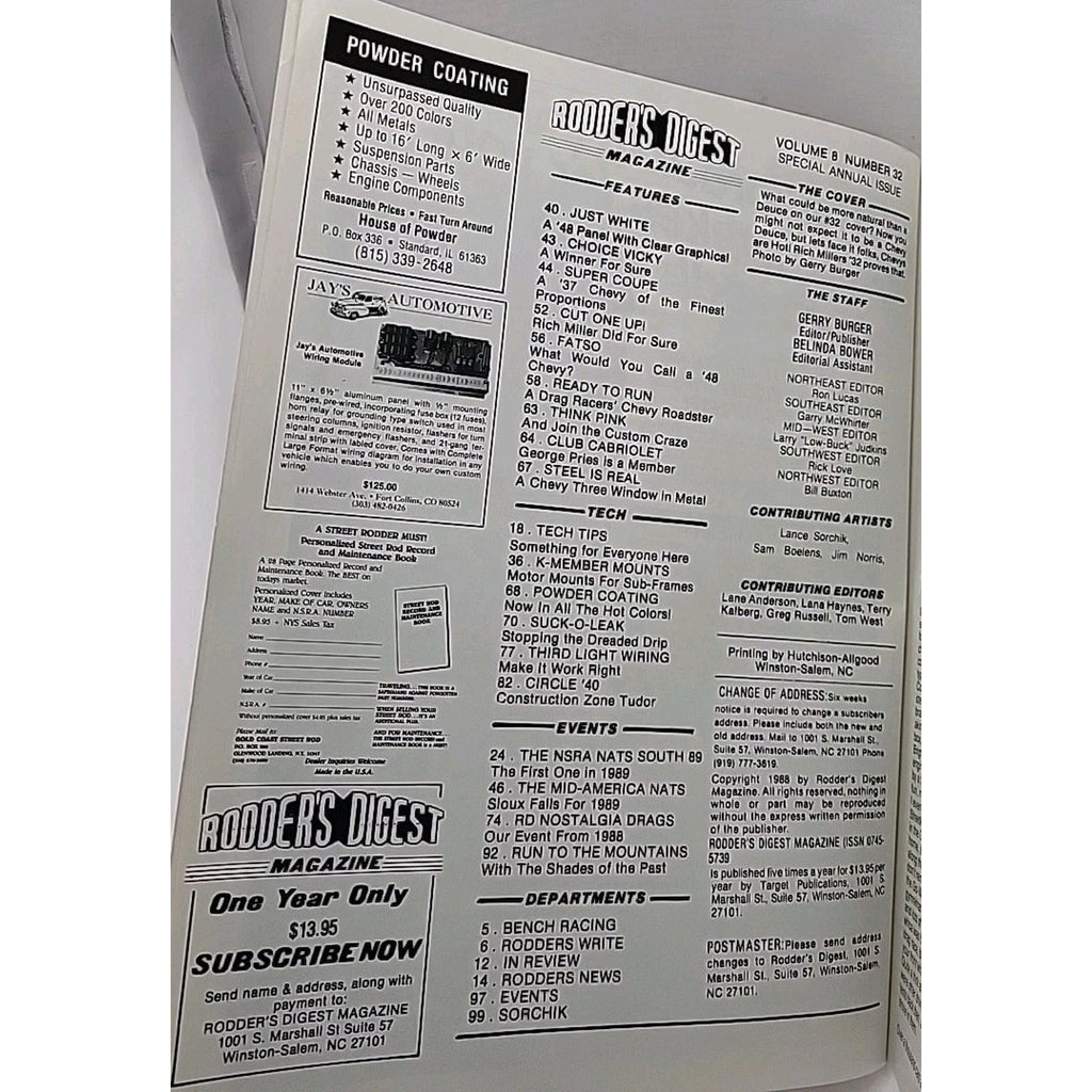 Rodder's Digest Magazine Volume 8 Number 32