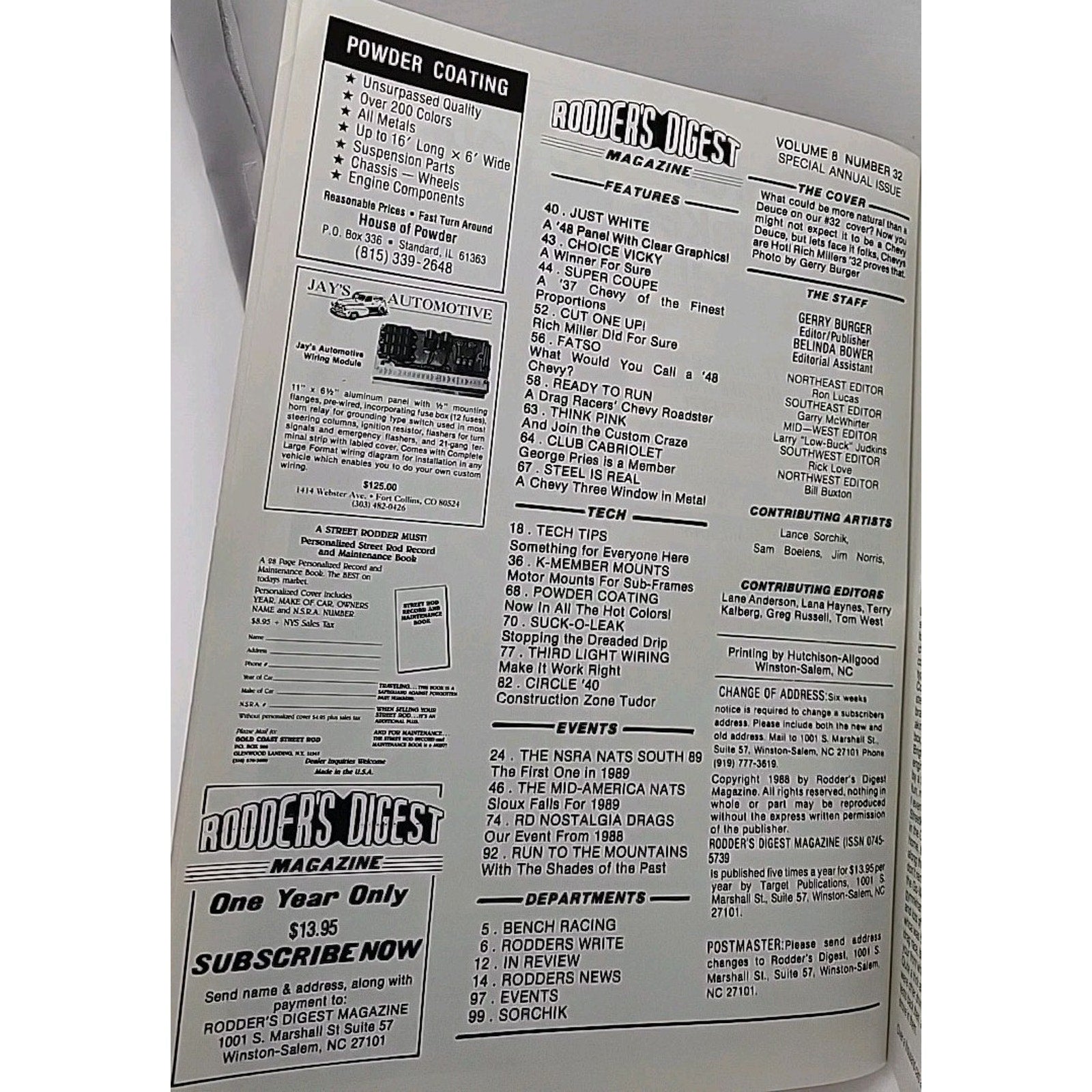 Rodder's Digest Magazine Volume 8 Number 32