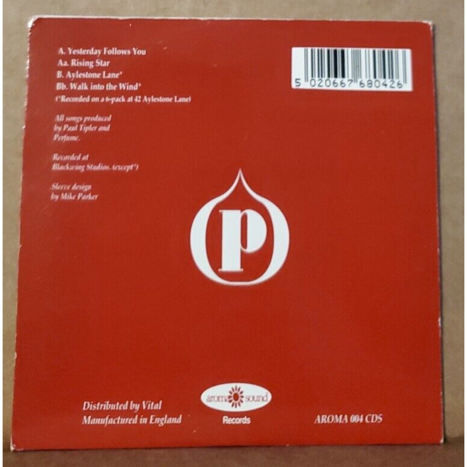Perfume Yesterday Follows You Rising Star (CD)