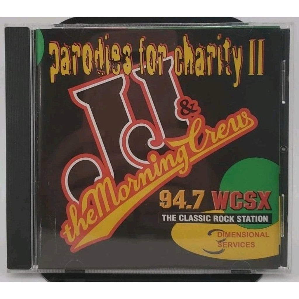 JJ & the Morning Crew "Parodies for Charity II" CD OOP 1998 94.7 WCSX FM Comedy