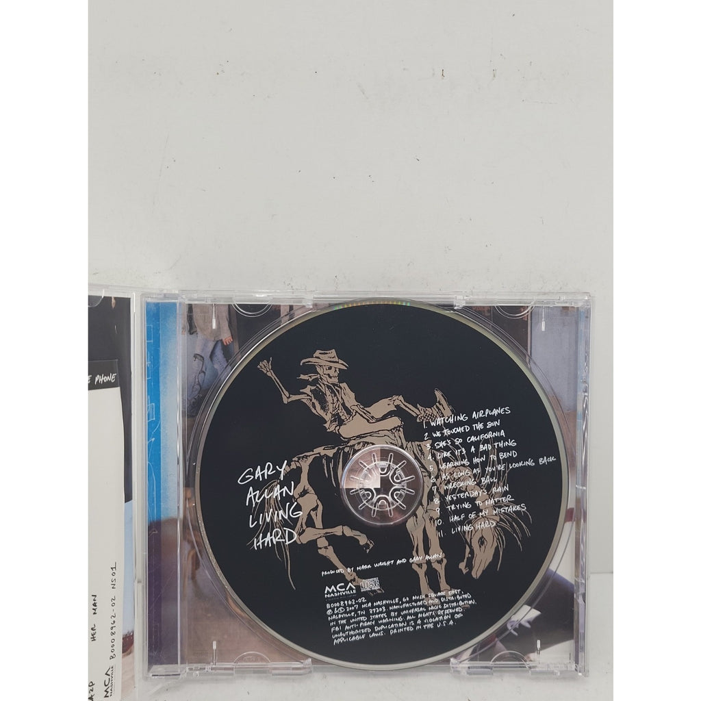 Living Hard by Gary Allan (CD, 2007)