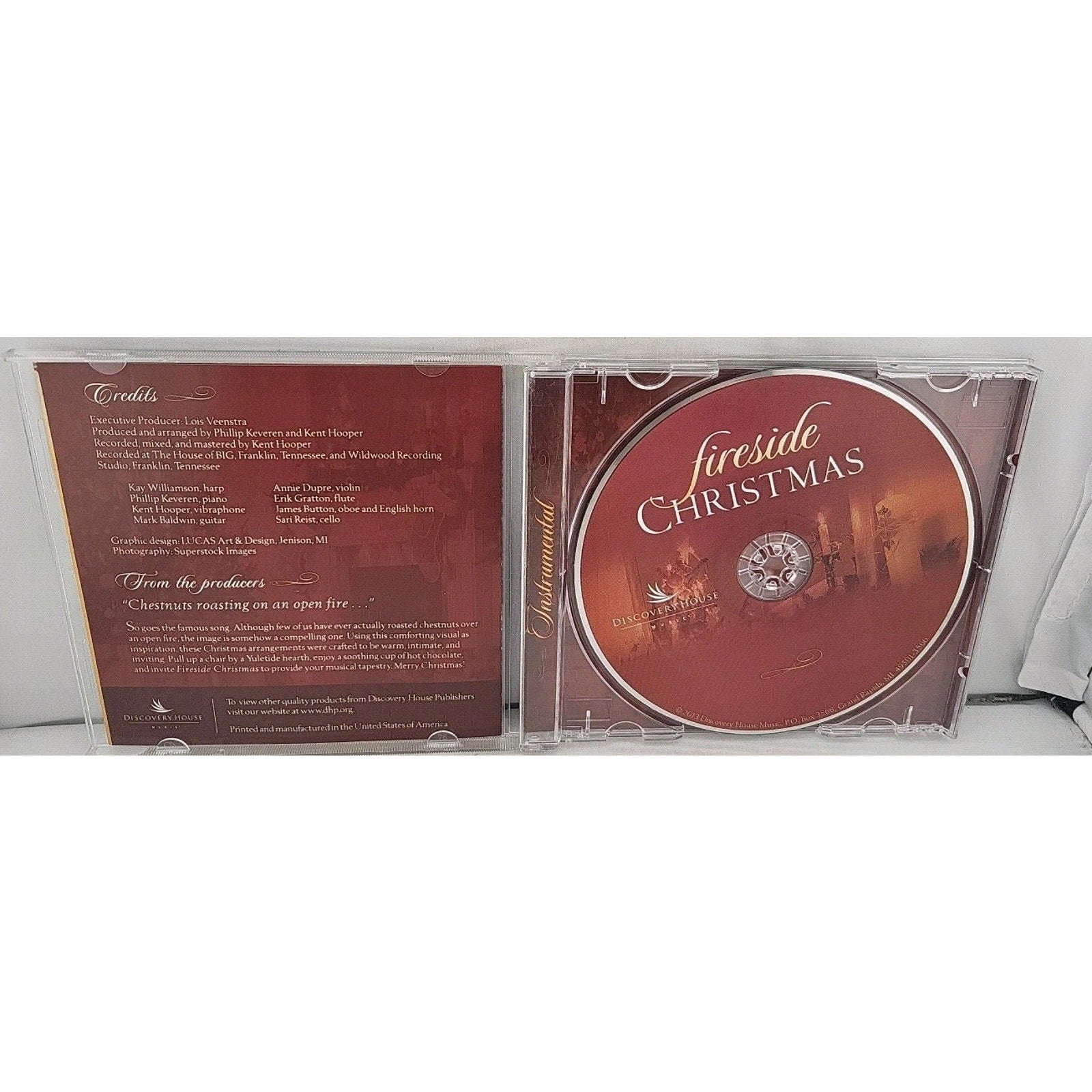Fireside Christmas Instrumental Music CD