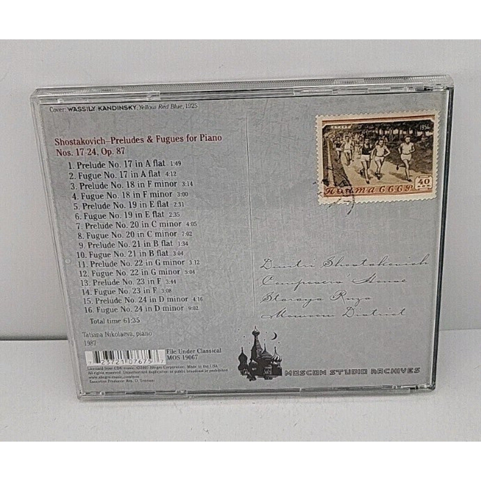 Preludes & Fugues 17-24 by Tatiana Nikolayeva (CD, 2005)