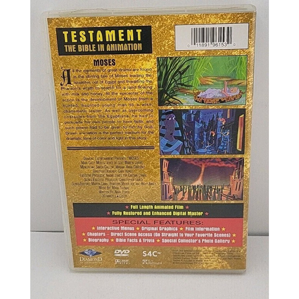 Testament: The Bible in Animation - Moses DVD