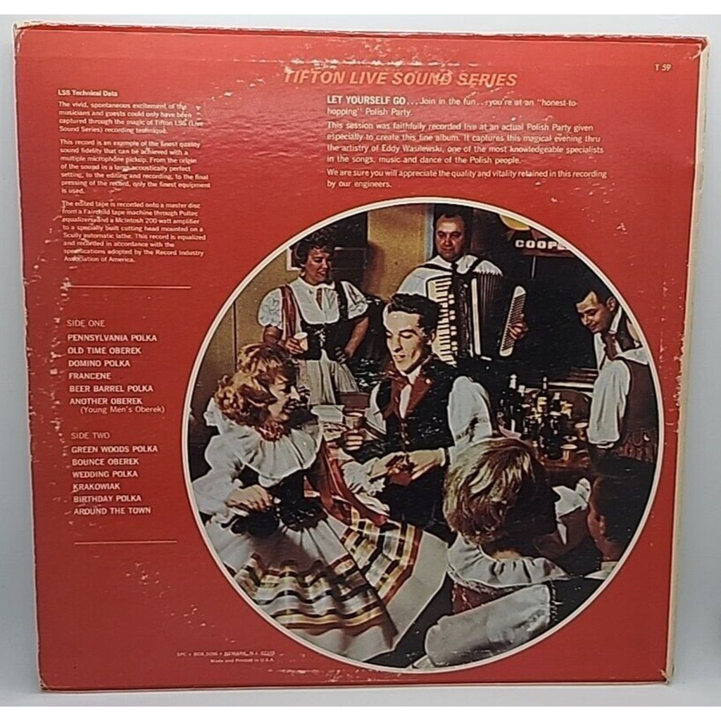 Eddy Wasilewski's Polka Band ‎– Recorded Live At A Polish Party Volume 2 Polka