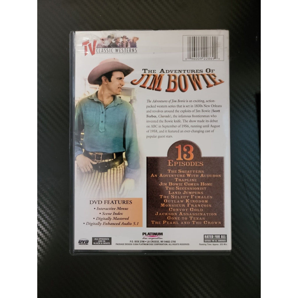 The Adventures Of Jim Bowie DVD 13 Episode (DVD)