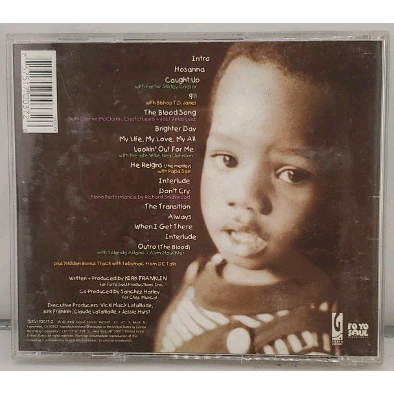 The Rebirth of Kirk Franklin by Kirk Franklin (CD, 2002)