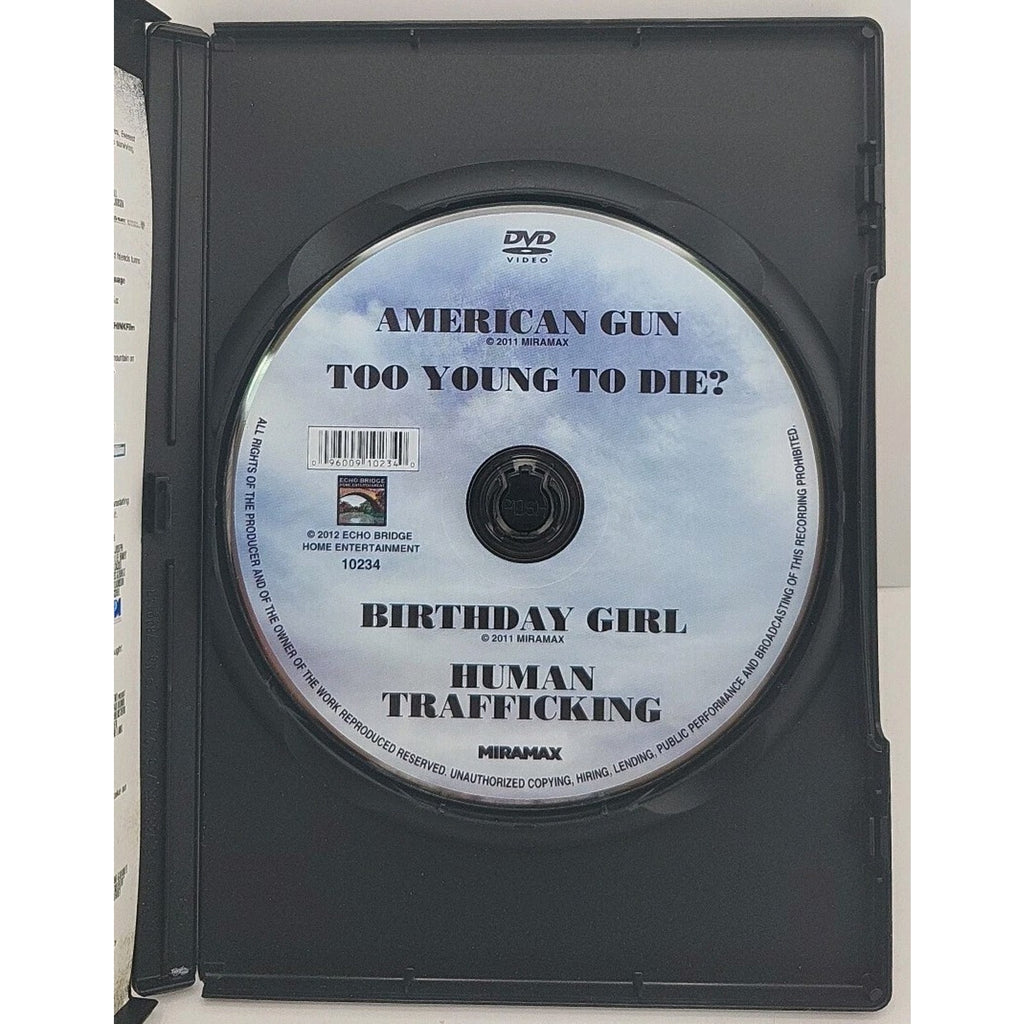 12 Action Movies 3 DVD Set - Featuring Brad Pitt - American Gun, Men Of War, etc