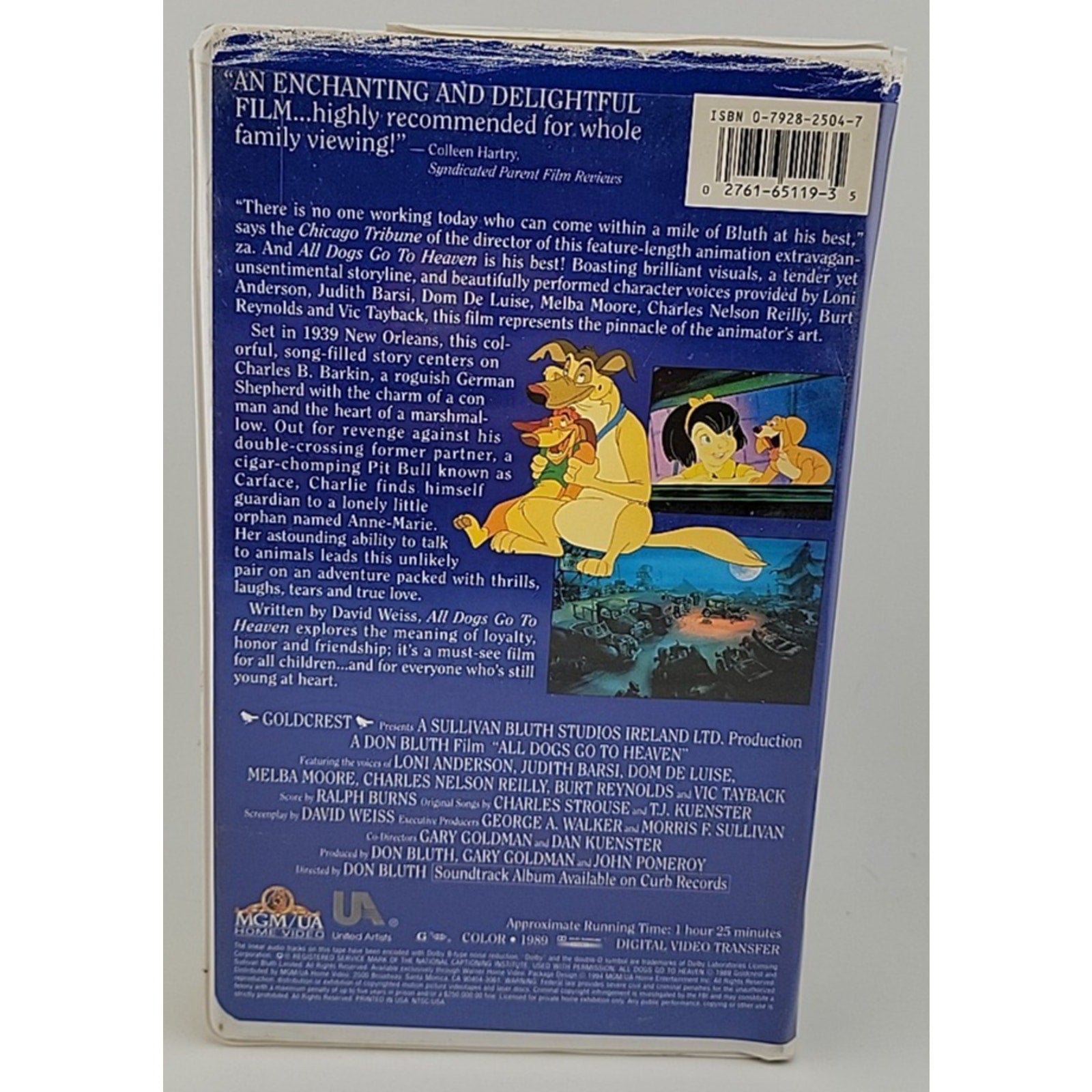 All Dogs Go to Heaven (VHS, 2000, Clam Shell Family Entertainment)