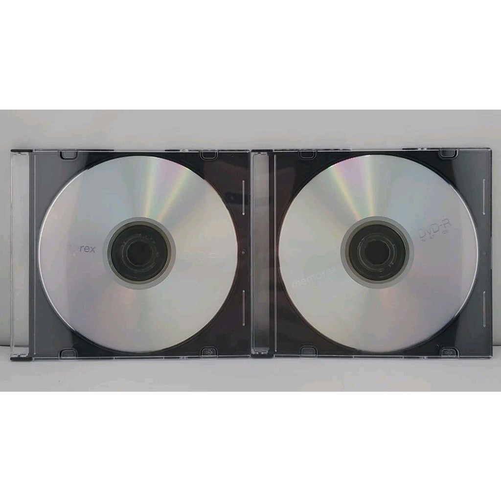 Memorex DVD+R 10 Pack - 16X, 4.7GB, 120 mins Individual Jewel Cases Open Box