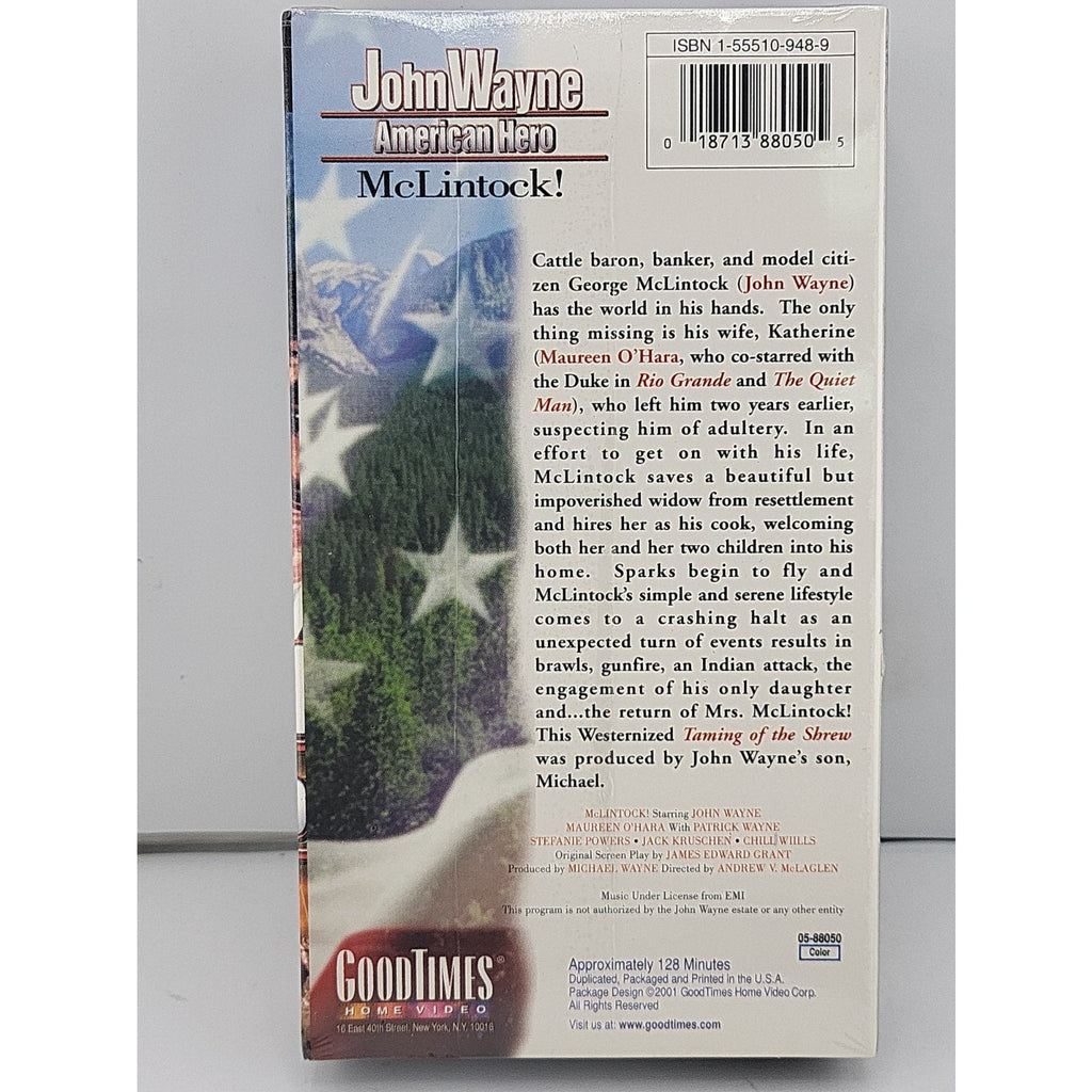 John Wayne McLintock! VHS *Brand New*