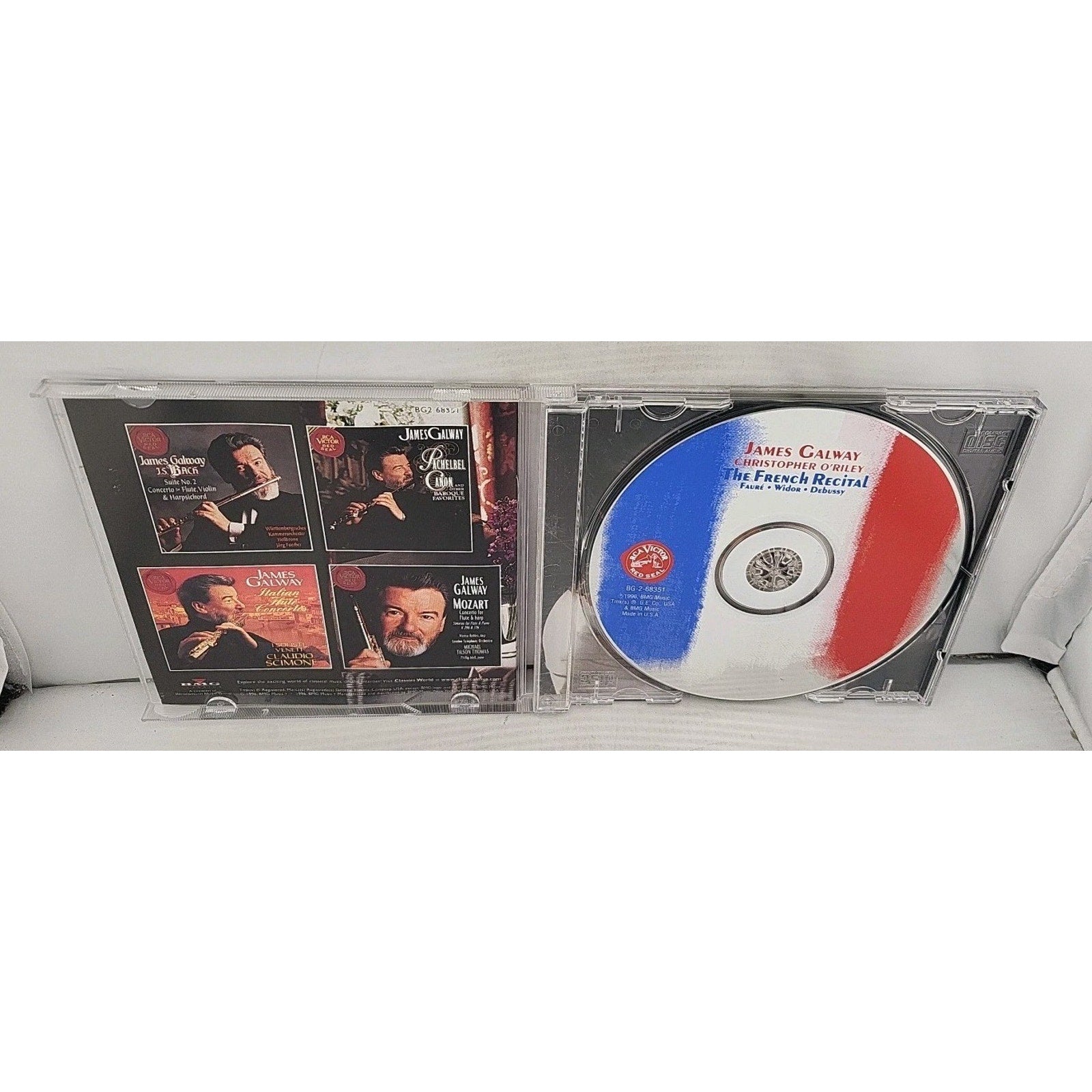 James Galway Christopher O'Riley The French Recital CD Faure Widor Debussy