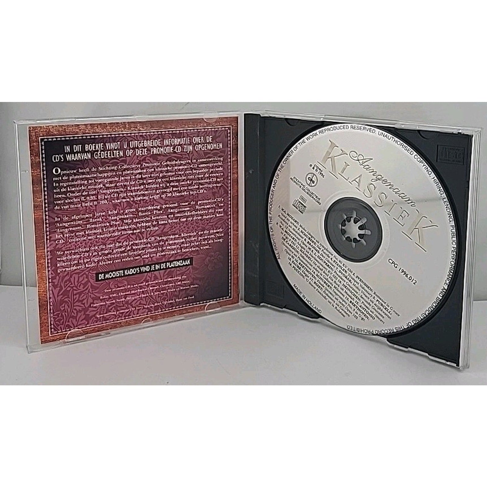 Aangenaam Klassiek 1996 CD