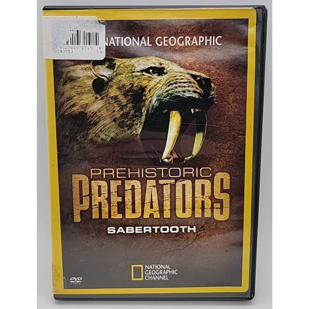 Prehistoric Predators Sabertooth (DVD, 2008) National Geographic Channel