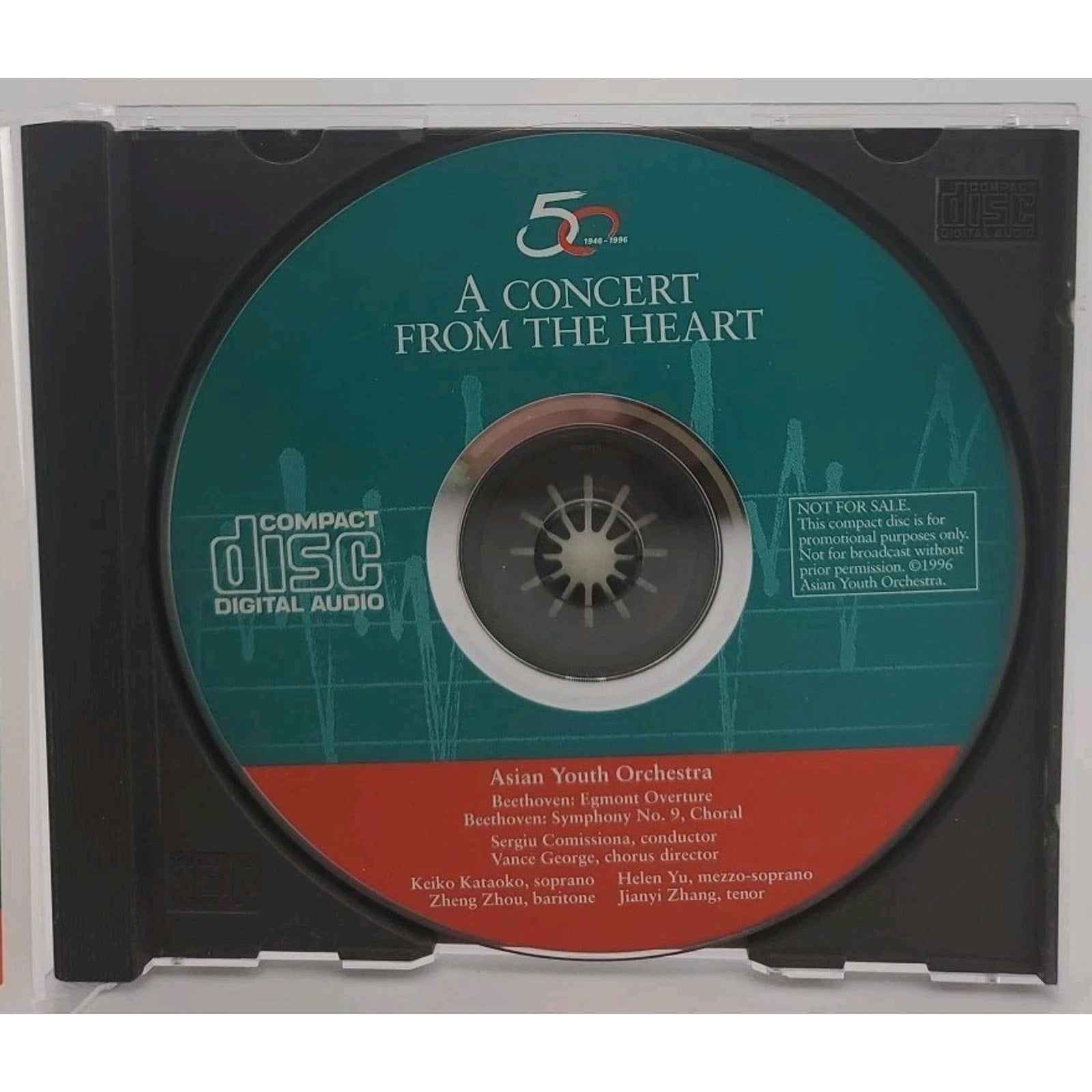 Asian Youth Orchestra Music CD - A Concert From The Heart