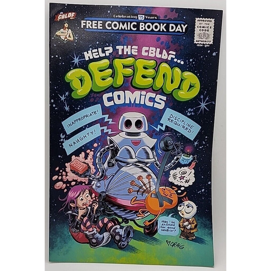 Help The CBLDF...Defend Comics FCBD 2016 Free Comic Book Day