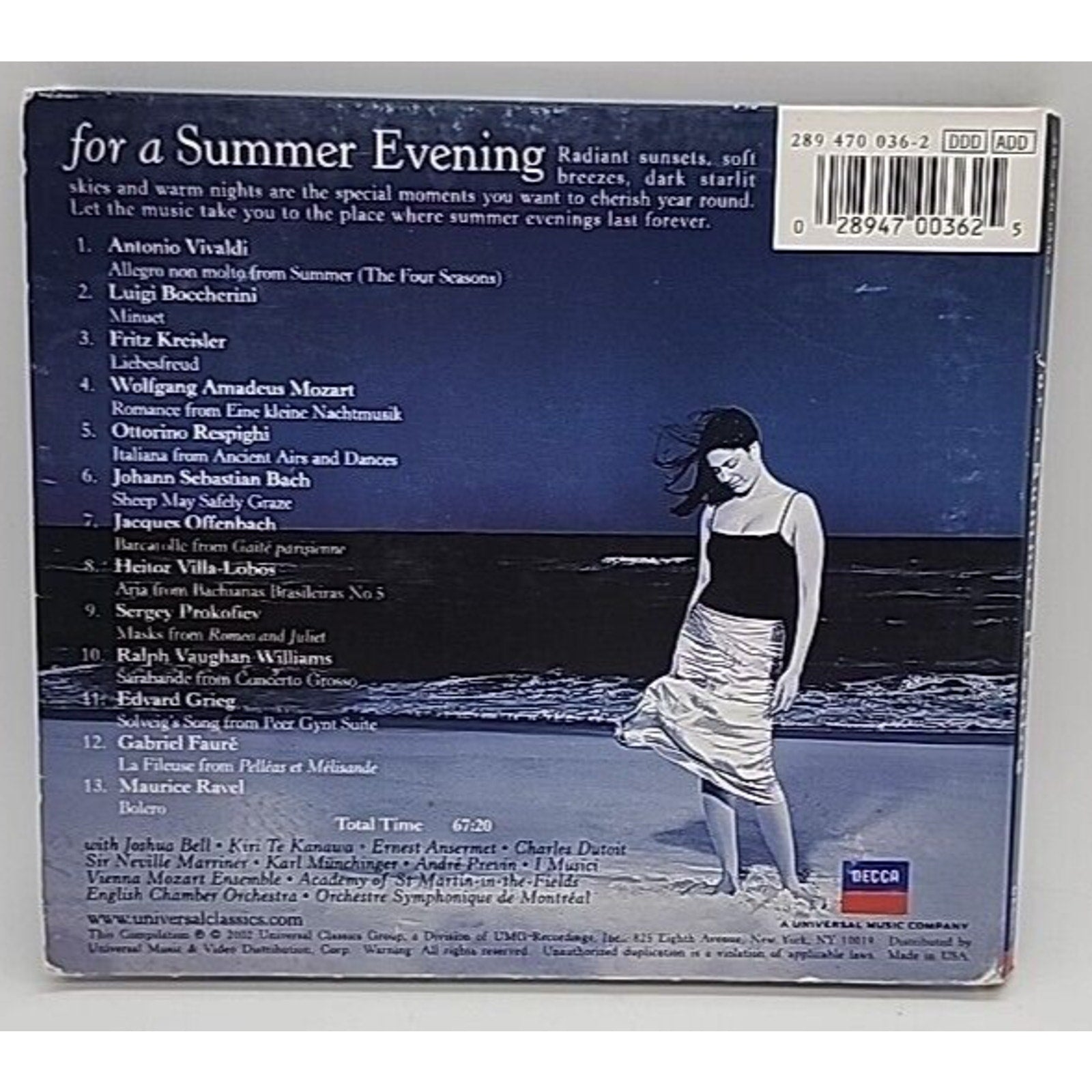 For a Summer Evening by Various (CD, 2002)