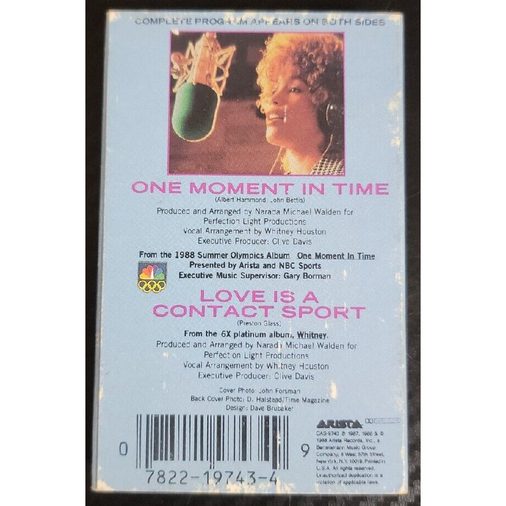 Whitney Houston One Moment In Time (Cassette)