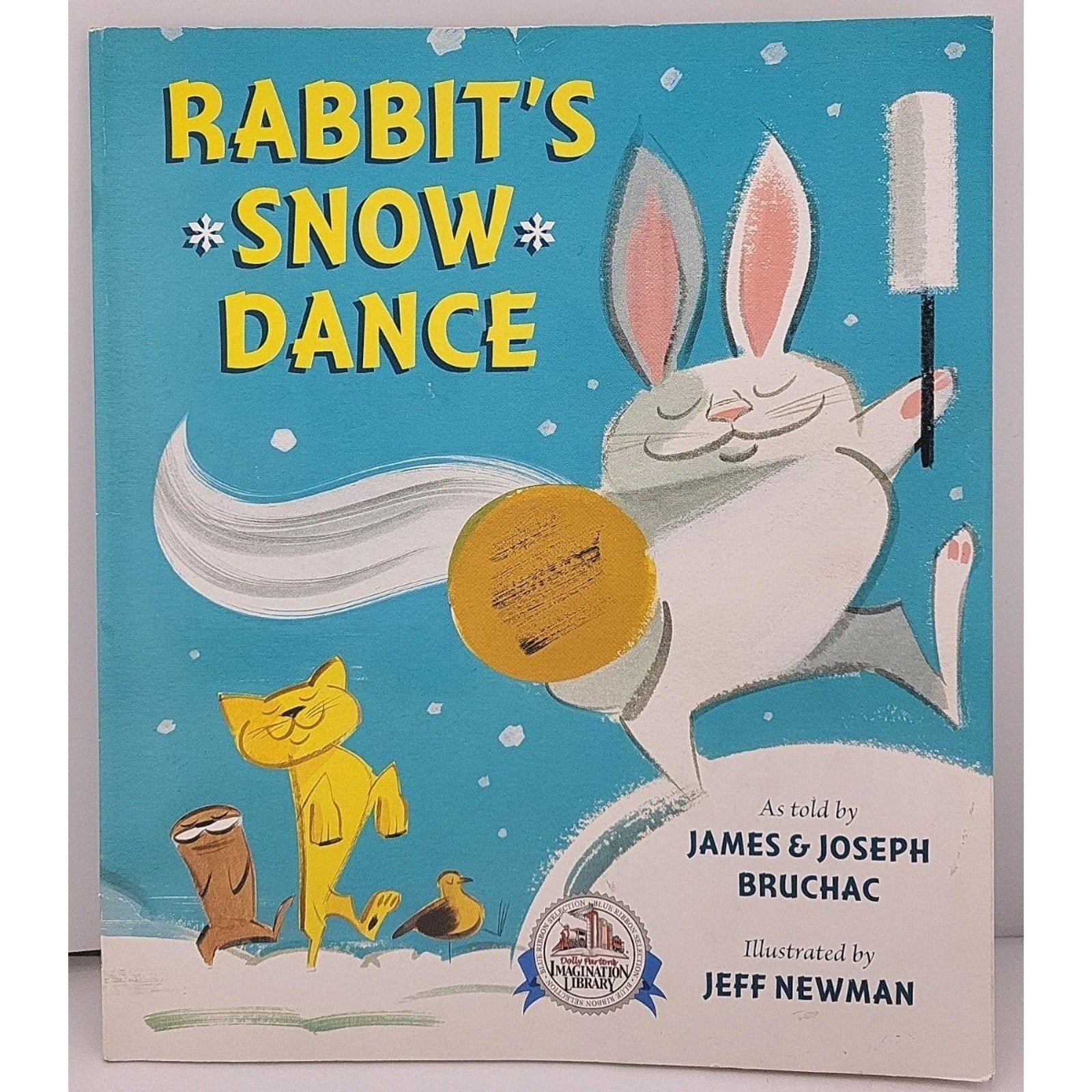Rabbit's Snow Dance Bruchac 2012 Picture Book Native American Folklore Dial